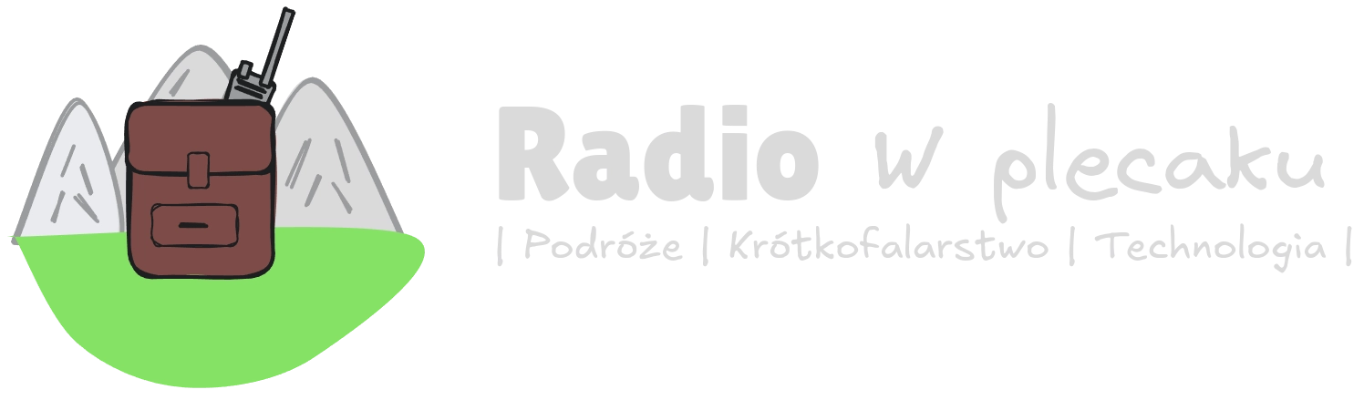 Logotyp Radio W Plecaku